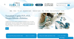 Desktop Screenshot of clinicabloch.com.br